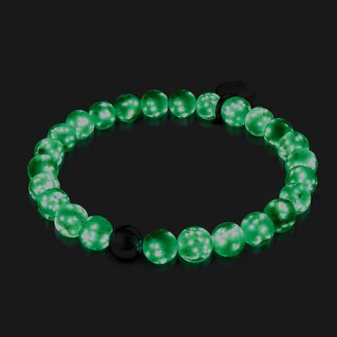 Ivory | .925 Sterling Silver | Firefly Glass Bracelet